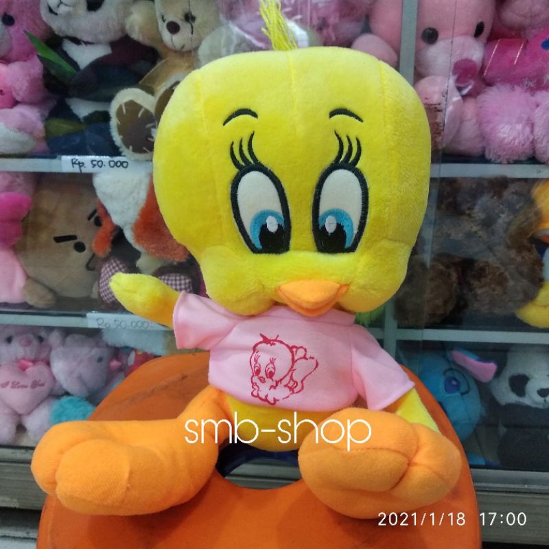 boneka burung kenari tweety unofficial