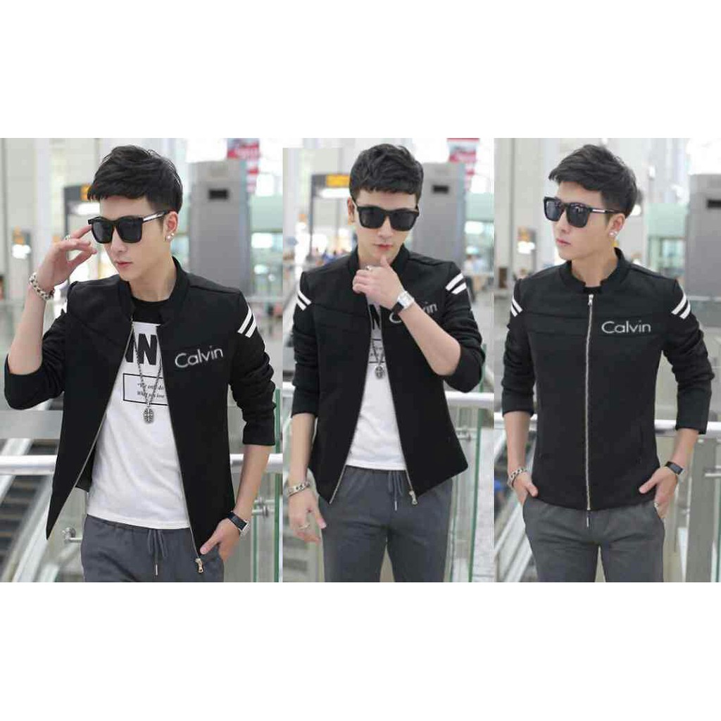 Jaket Outwear  Calvin Hitam