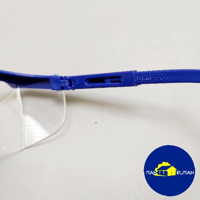 Kacamata Safety Goggle Las Gurinda Gerinda Clear Bening Google - XENON