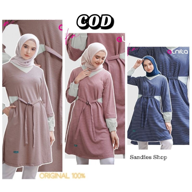 Lanika alnita, Tunik Alnita Lanika, Kaos Alnita Terbaru, Atasan Wanita Muslim, Atasan Muslim Dewasa