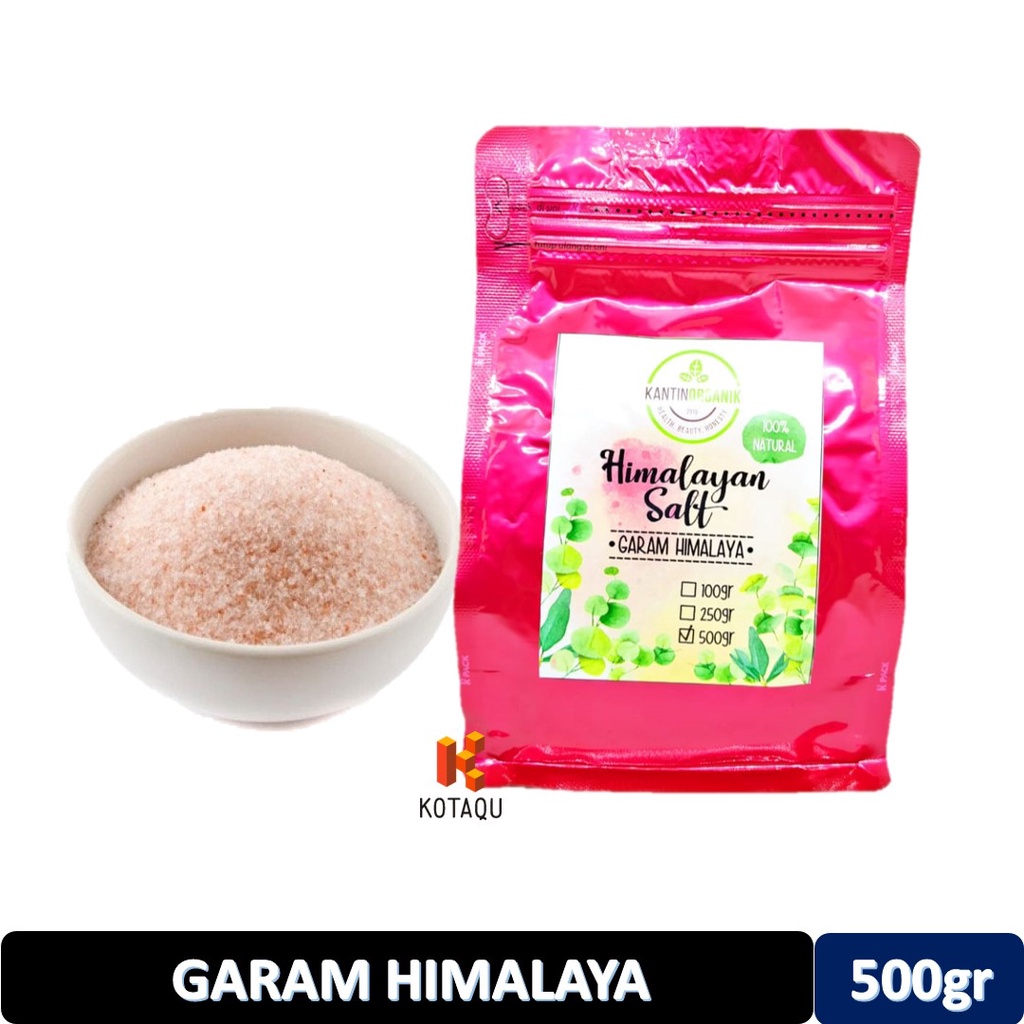 

Pink Himalaya Salt Garam Himalayan Halus 500gr