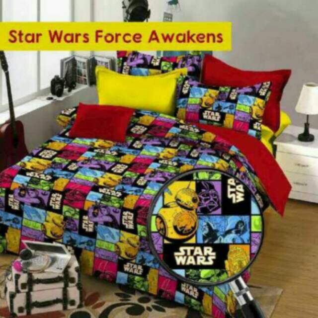 Sprei anak bahan star