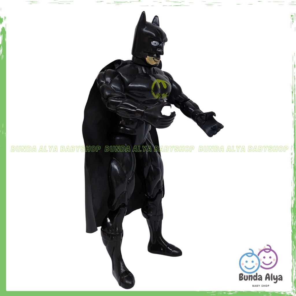 Mainan Action Figure Superhero Sayap Kelelawar - Mainan Robot Hero Anak Laki Warna Hitam - Mainan Anak Laki Kelelawar