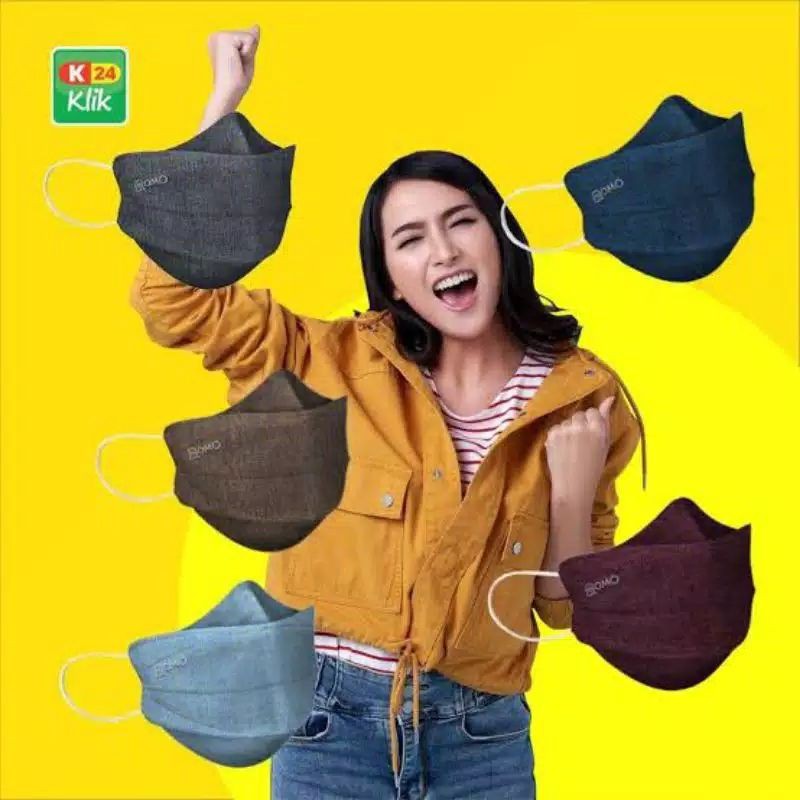 MASKER OMO VAIA 2 PLY HEADLOOP & EARLOOP 1 PCS