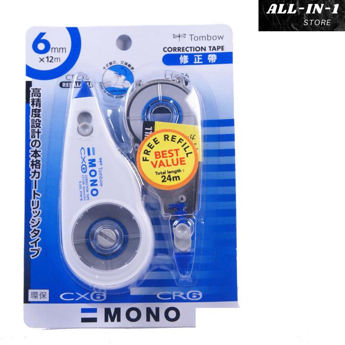 

*#*#*#] Tip-Ex Kertas / Correction Tape Kertas MONO CT-CXCR + Refill TOMBOW