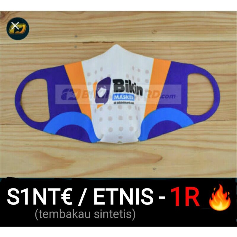 Masker scuba print custom