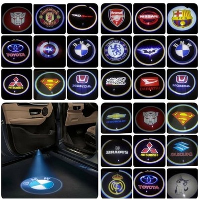 LAMPU LOGO LED PINTU MOBIL WIRELESS TANPA KABEL (DOOR LIGHT PROJECTOR) doorlight logo Toyota