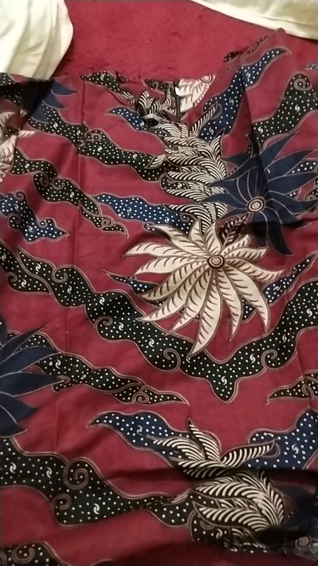 Batik Wanita Asj Sa Hrb026 Kenongo Kemeja Tosca Pendek