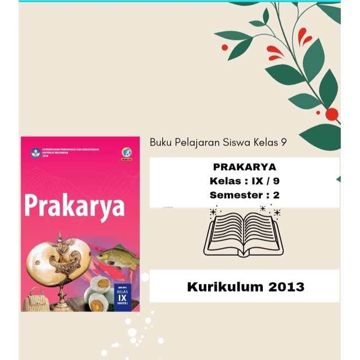 Buku Prakarya Kelas 9 Semester 2