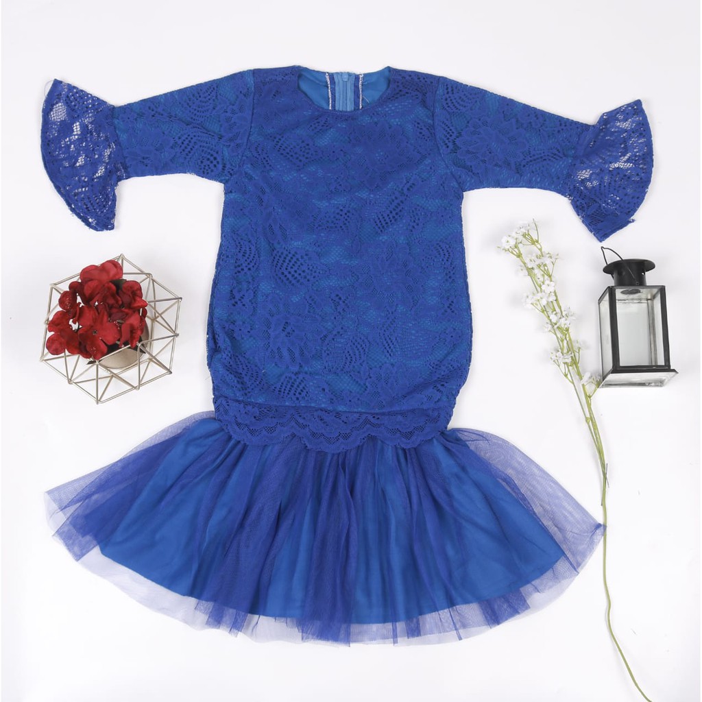 DRESS ANAK BROKAT SOFIA DUYUNG (READY STOK)