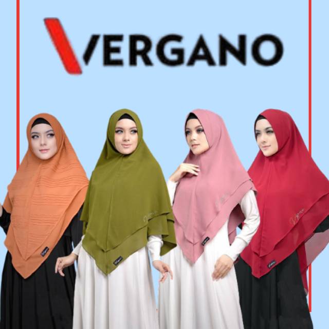Vergano Ori Jilbab Instan Khimar Ceruty Babydoll Hijab Syar'i Pakaian Fashion Muslim