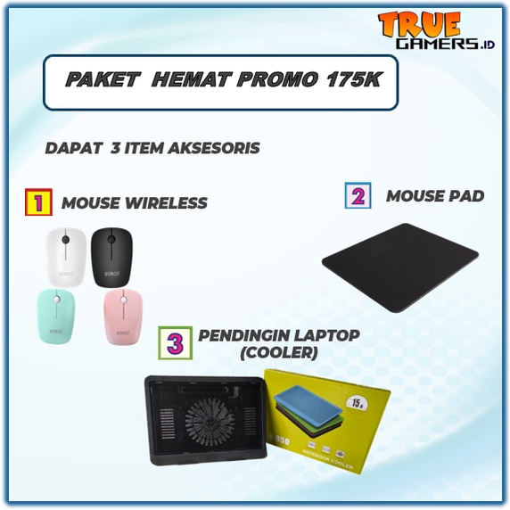 PROMO PAKET AKSESORIS LAPTOP ORIGINAL (PROMO TERBATAS)