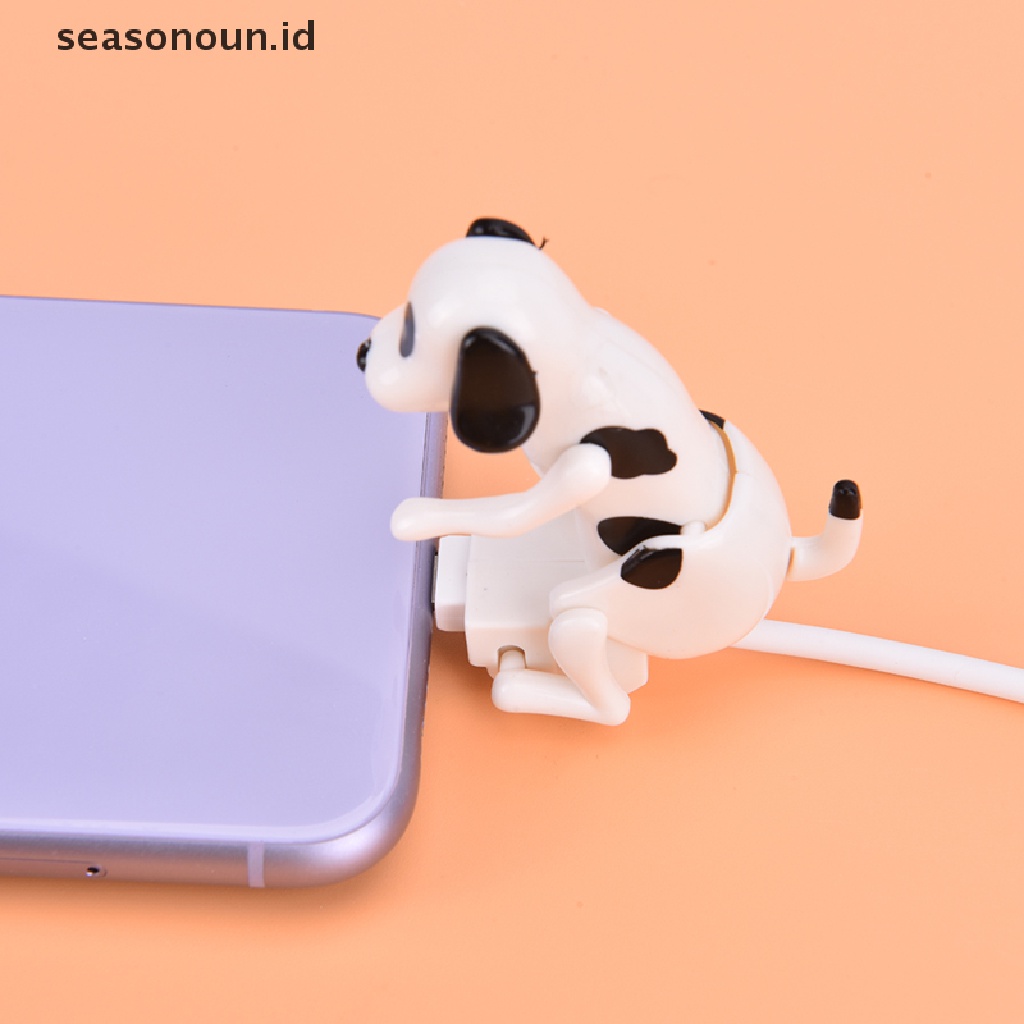 【seasonoun】 Funny Dog Fast Charger Cable Charging Line Cute Fast Charging Power Date Cable .