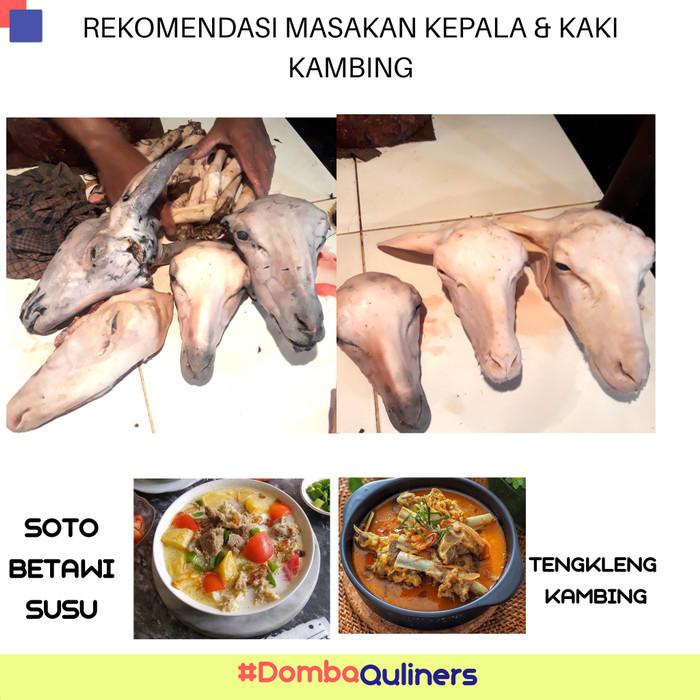 

Meat | Daging Kepala & Kaki Kambing Bahan Soto Betawi, Tengkleng Dll (Halal)