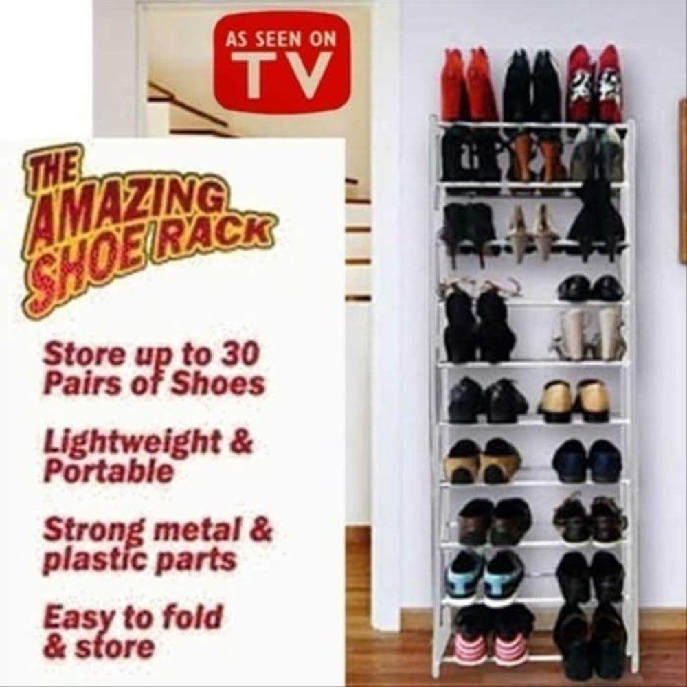 Laris The Amazing Shoe Rack As Seen On Tv Rak Sepatu Suport 30 Shoes Terbatas Shopee Indonesia