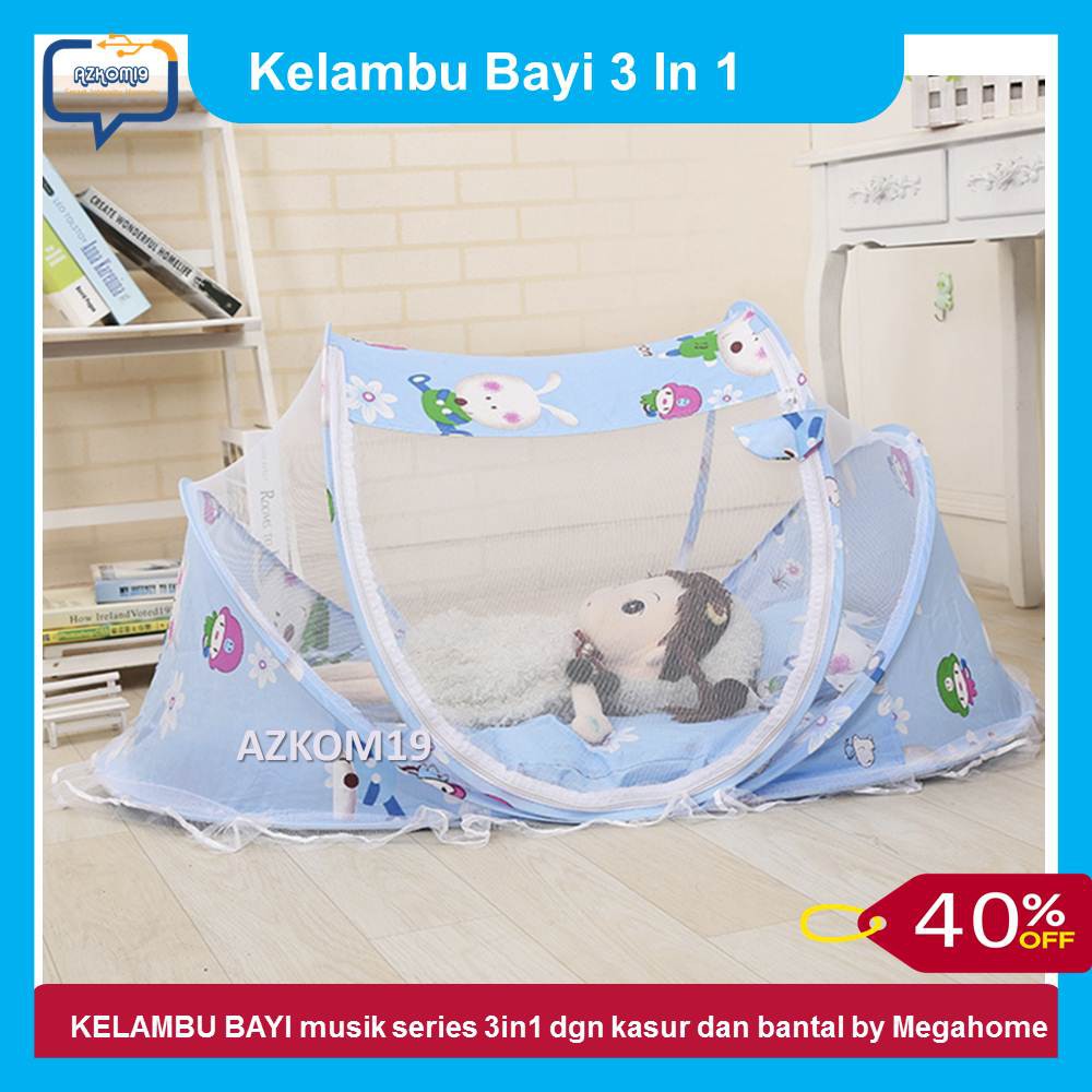 Perlengkapan Tidur Bayi Kelambu Bayi Musik Kelambu Tidur Kelambu Lipat Kelambu Tempat Tidur