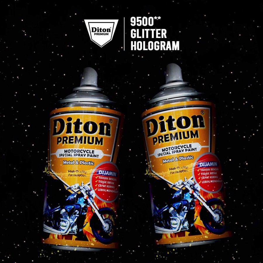 Cat Semprot DITON PREMIUM - Glitter Hologram GH 9500**-1