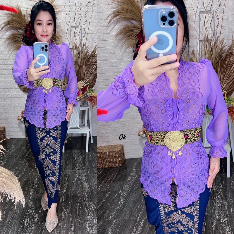 kebaya jadi bordiran terlaris