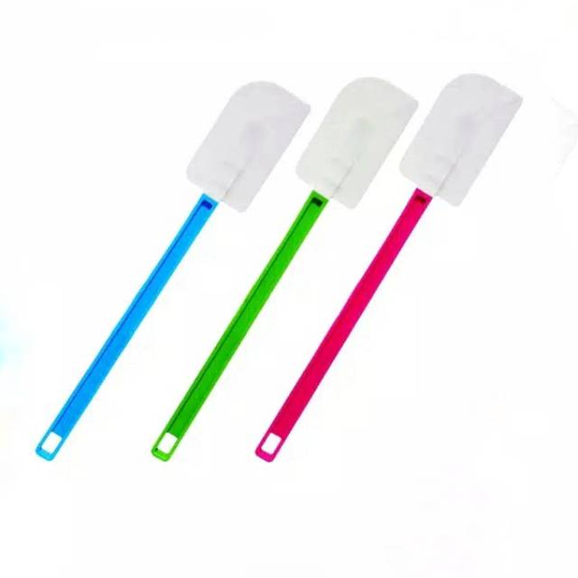 Spatula Jumbo Plastik - Spatula Panjang Spatula Pink Spatula Hijau Spatula Biru