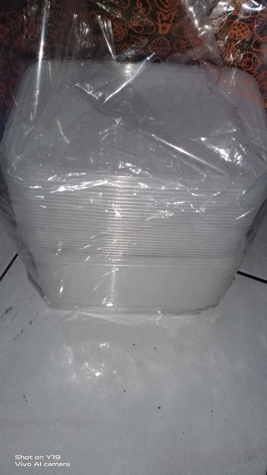 Kotak Makan Tahan Microwave | Thinwall 650ml Food Container | Tempat Kotak Makanan Plastik
