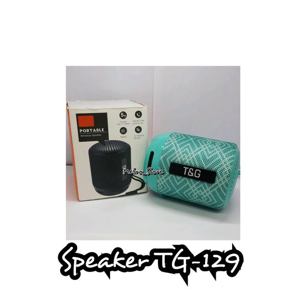 Speaker Mini Bluetooth TG129 Portable Wireless Stereo - Speaker Bluetooth TG129