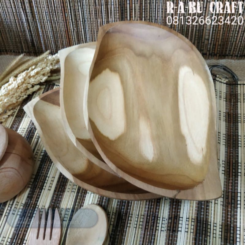 

Promo (K028) Piring Daun 26x18cm Kayu Jati|Souvenir|Hampers|Hadiah|Pesta|Dapur|Saji|Dapur|Kerajinan|Craft