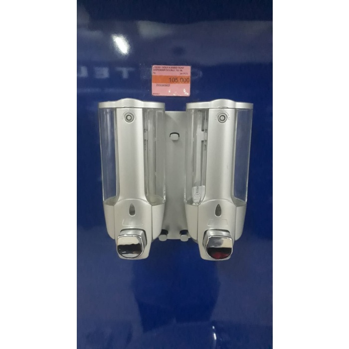 VOLK A-500DD SOAP DISPENSER DOUBLE 700 ML TEMPAT SABUN GANDA