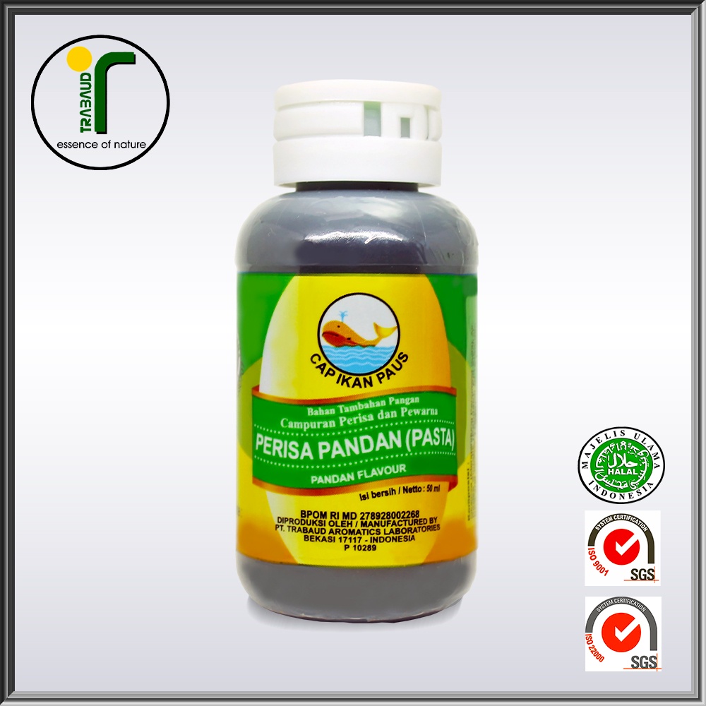 

Perisa Pandan Pasta Pandan Flavor 50 ML Cap Ikan Paus