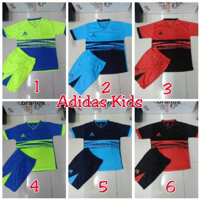 Setelan Baju Futsal Kids ADS