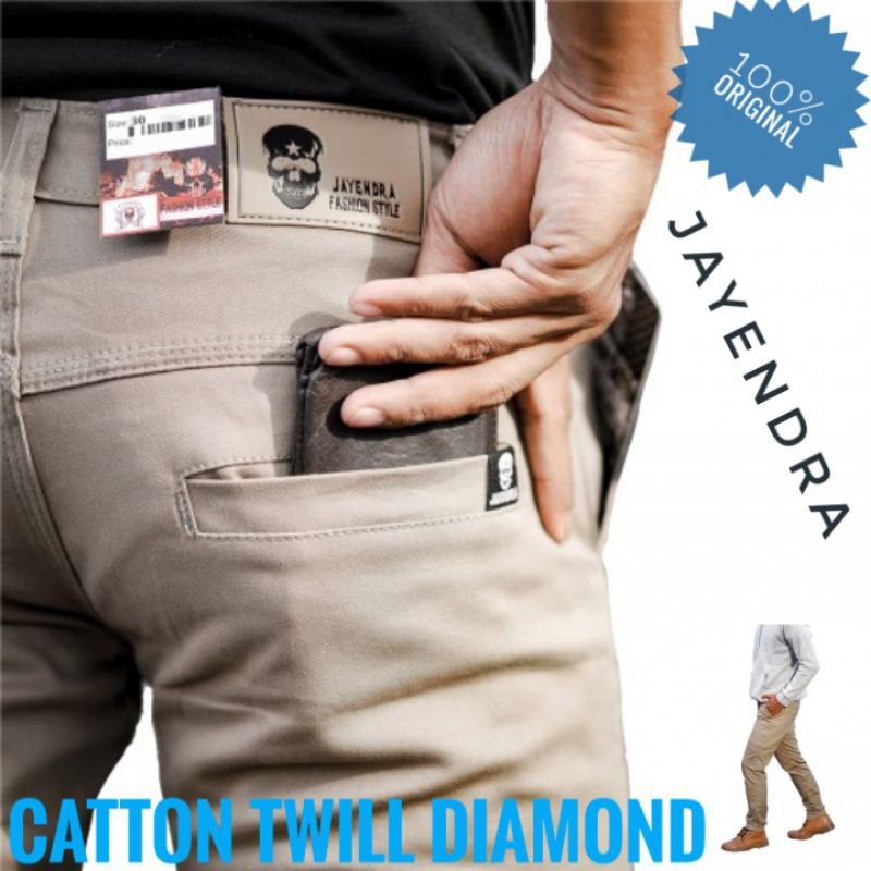 CELANA CHINO PANJANG PRIA ORIGINAL JAYENDRA