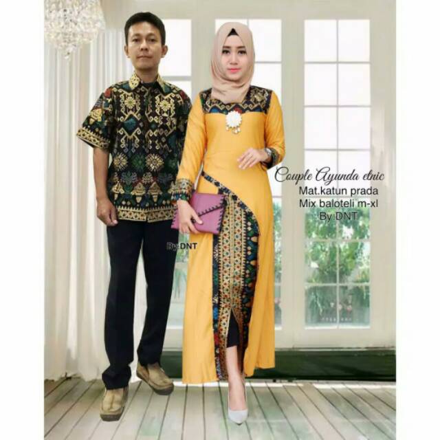 [Best Seller] COUPLE BATIK LONGCARDI AYUNDA Sarimbit Keluarga Pesta Batik Pekalongan Tanah Abang
