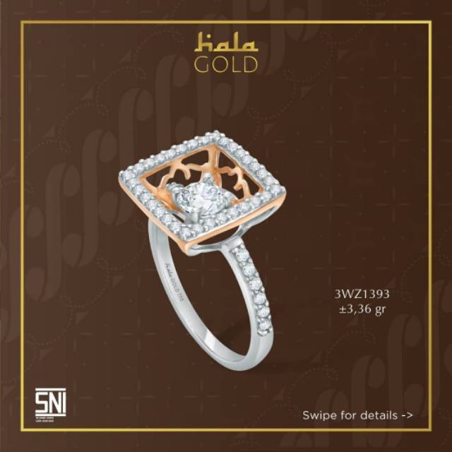 Cincin - Batik Collection Hala Gold 75,5% SNI 3WSZ516