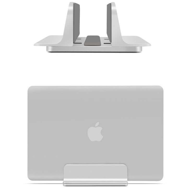 Stand Laptop Vertical Stainless Steel / Stand Laptop Desk Berdiri