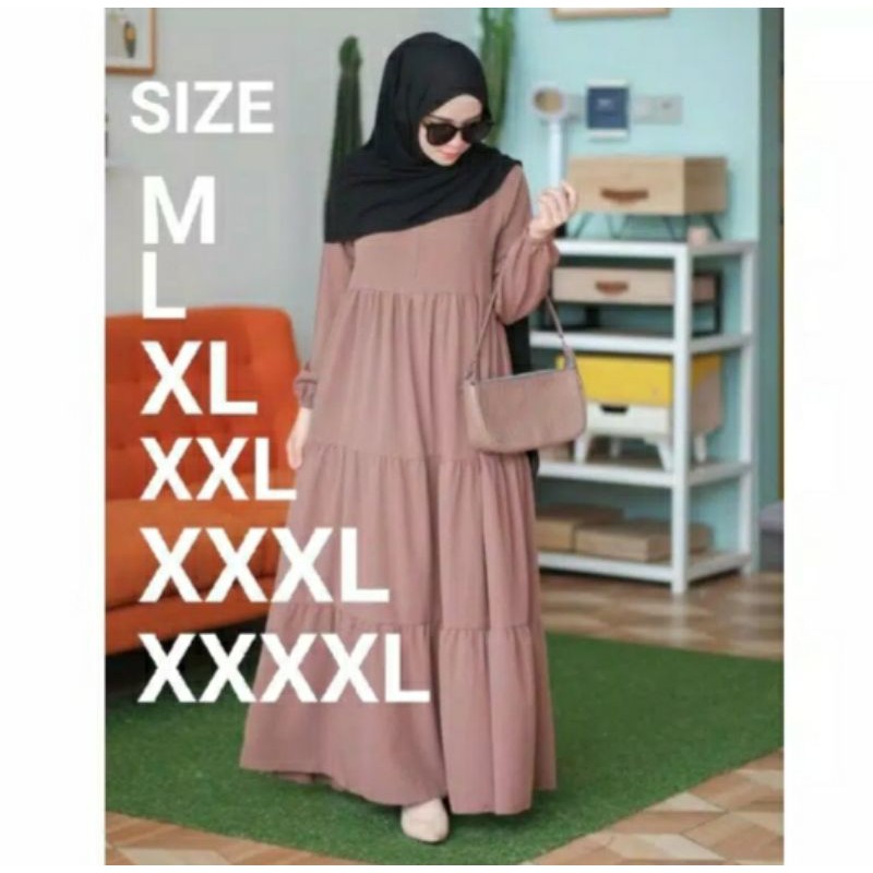 NADIRA DRESS JUMBO MURAH