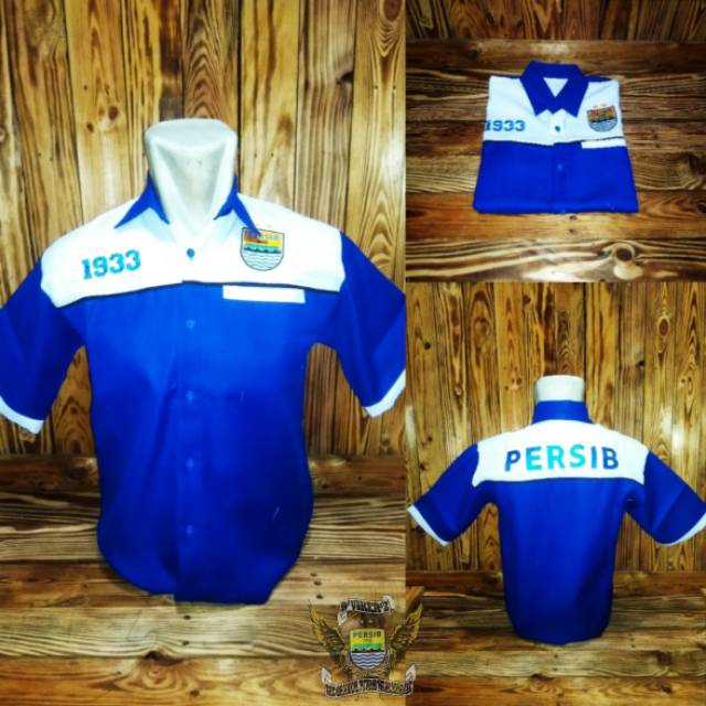 Kameja putih biru murah persib