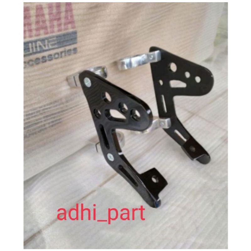 bracket braket dudukan lampu model b pro b-pro hitam pnp rx king