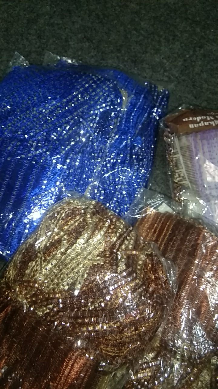 Tirai Benang Gliter Pintu / Jendela - Rainbow Terang / Tirai Rainbow Glitter