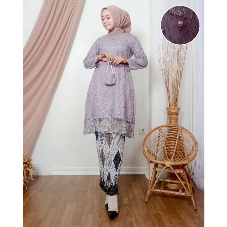 Kadai.baju / Kebaya tunik padang melayu / Kebaya modern / Kebaya wisuda dan pernikahan Size M L XL XXL