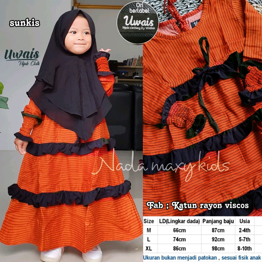 GAMIS ANAK UWAIS NADA MAXY KIDS 2040520