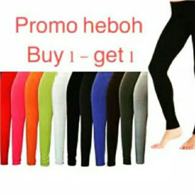 BELI 1 GRATIS 1 Legging Wanita Celana Panjang