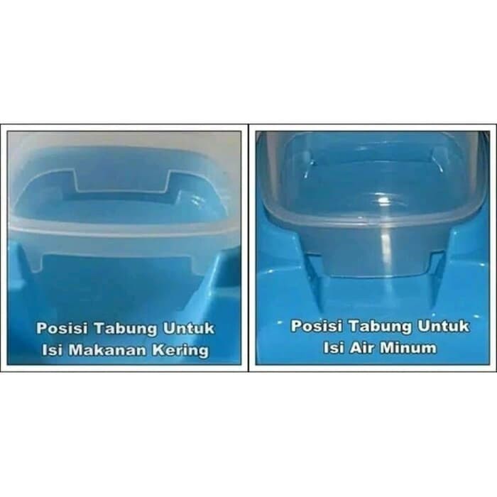 AUTO PET FEEDER - TEMPAT MAKAN &amp; minum ANJING KUCING musang kecil