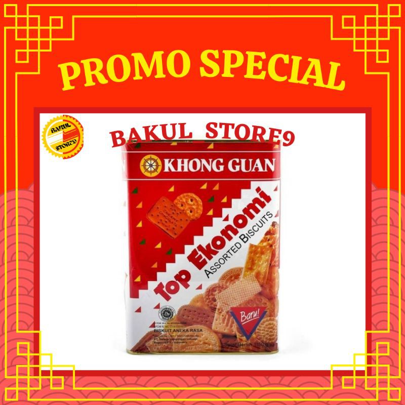 Khong Guan Top Ekonomi Assorted Biscuits 1150 Gr