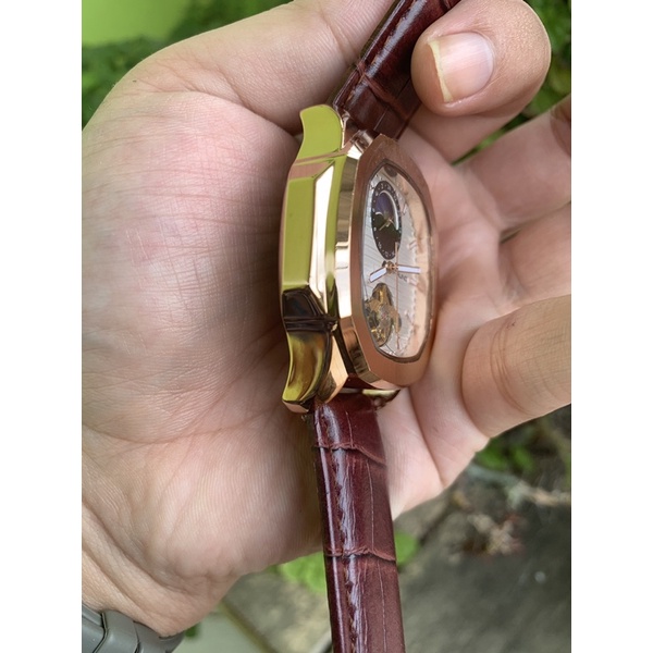 Jam Tangan Wanita Pria Original Mekanik Otomatis MoonPhase Karuno Nautillus Mewah