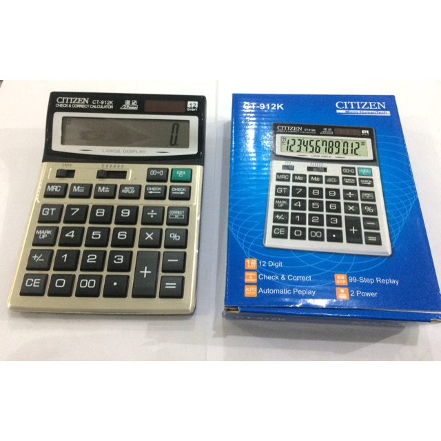 

Kalkulator Citizen CT-912K