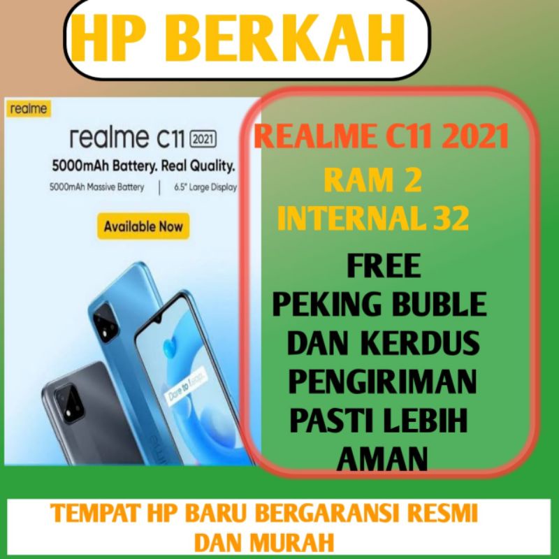 realme c11 2 32 garansi resmi 1 tahun