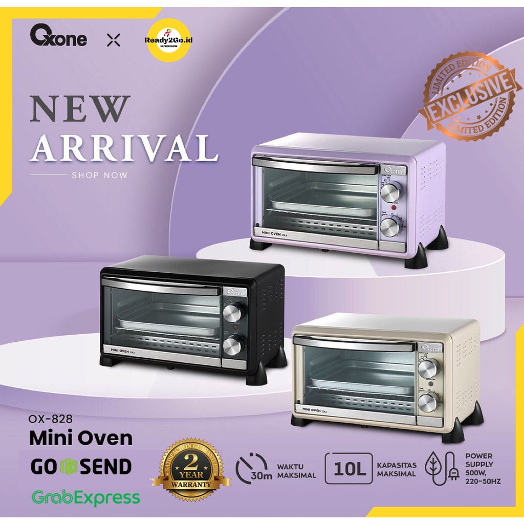 OXONE MINI OVEN LISTRIK OX-828 | Mini Oven 10 Liter OX828