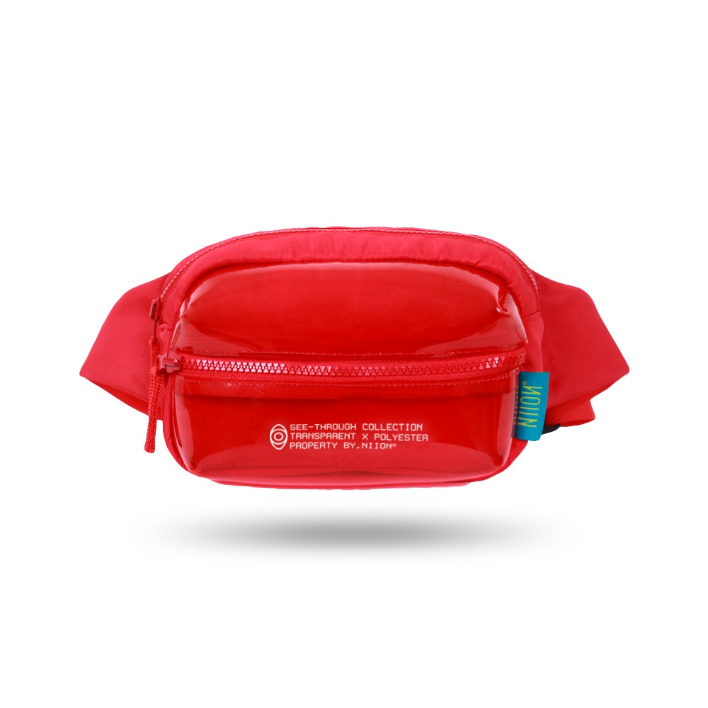 Tas Selempang Model Waistbag Keren Merk Niion Hele Red Original