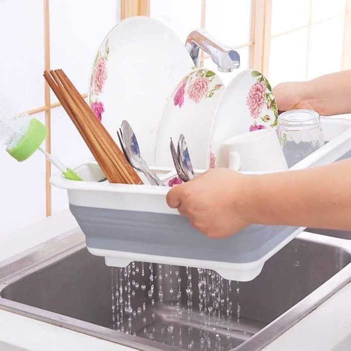 Dish drainer Rak Pengering ALAT DAPUR PIRING SENDOK MANGKOK KITCHEN ON