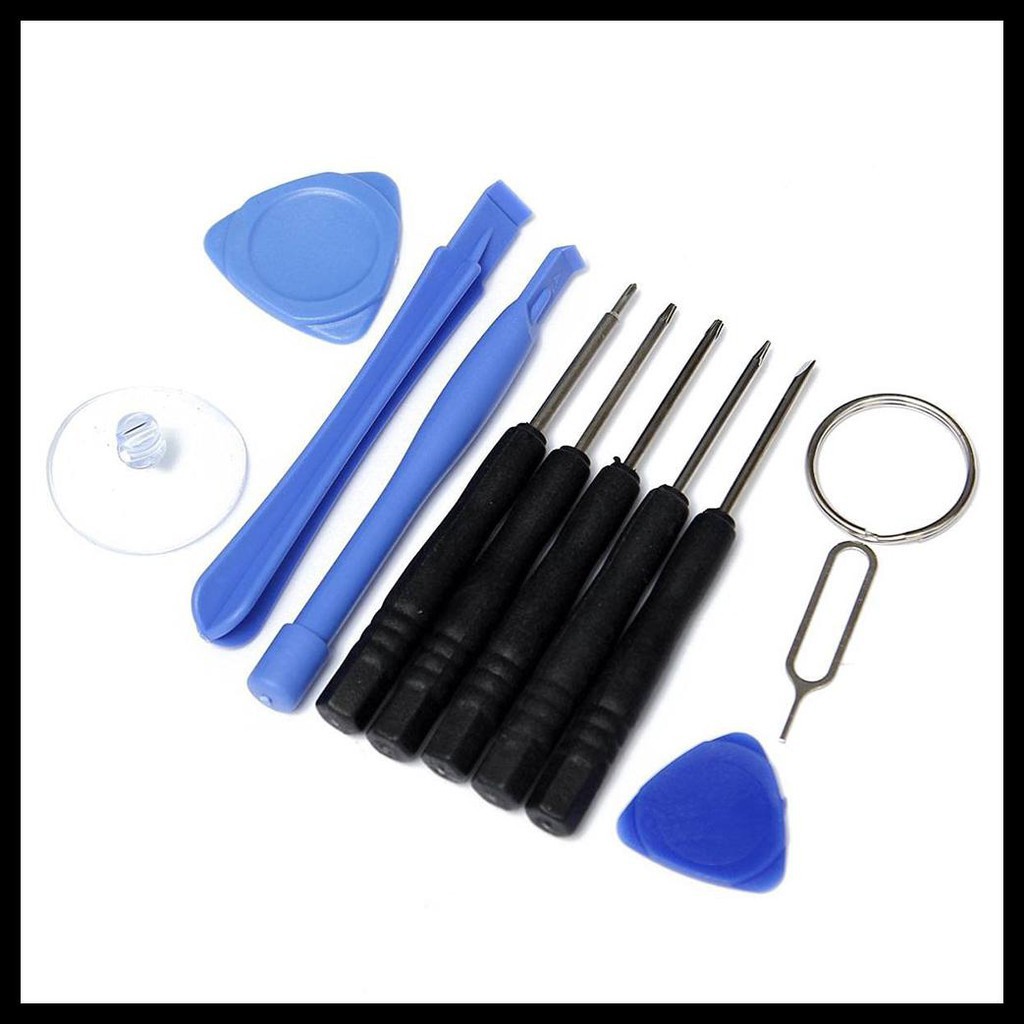 Alloet Peralatan Reparasi Smartphone 11 in 1 Repair Tools Set Alat Perbaikin W3011Black Grab Medan