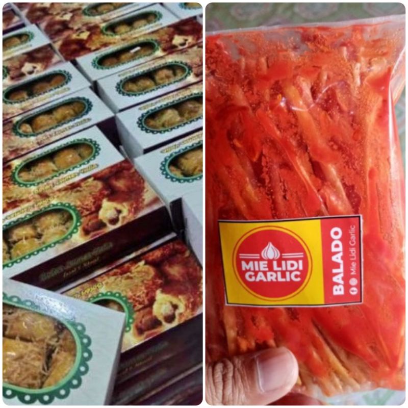

PAKET BOLEN LUMER + Mie Lidi Garlic